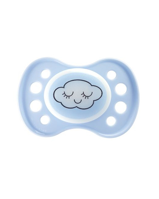 Sucette 0-6 mois nuit anatomique (silicone)