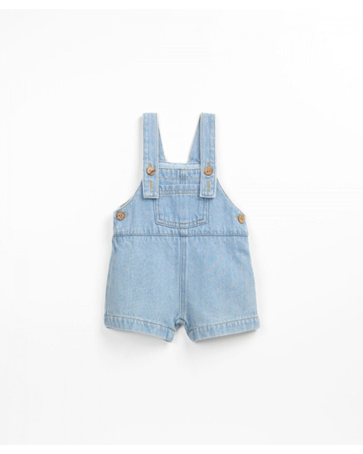 Salopette courte denim