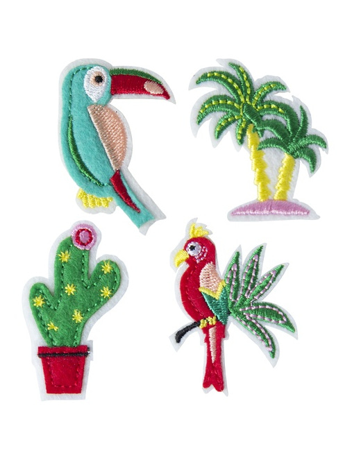 Set de 4 broches d'été
