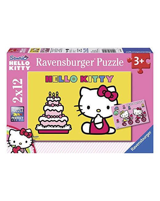 Puzzle - Hello Kitty - 2x12 pièces