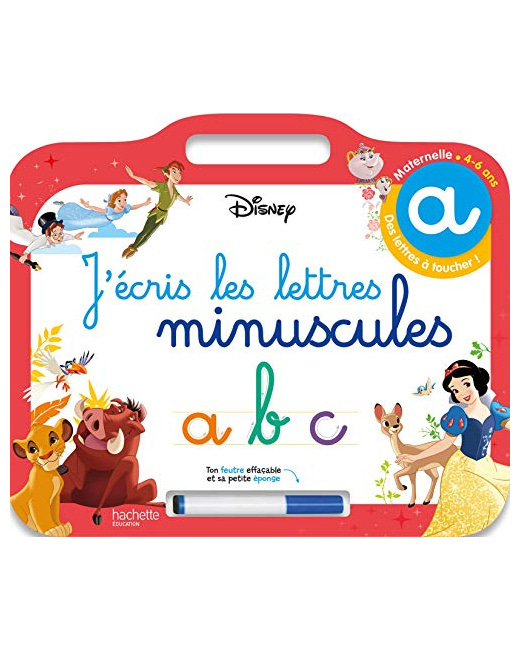 Disney - Les Grands Classiques- Ardoise J'écris les lettres minuscules (4-6 ans)