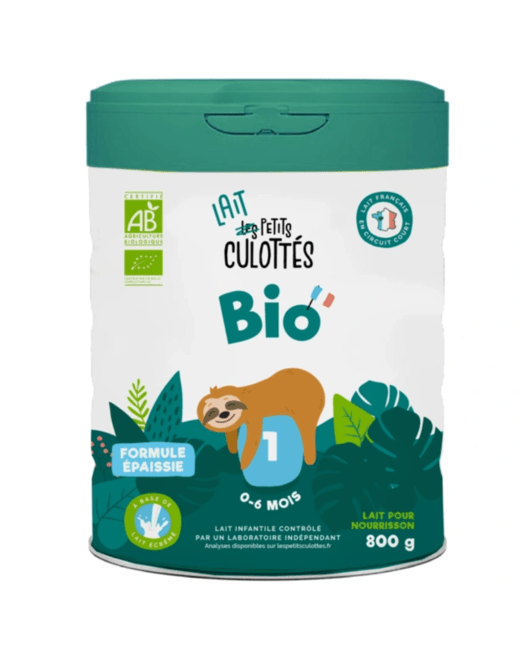 Lait formule épaissie 1er âge bio pour nourrisson de 0 à 6 mois