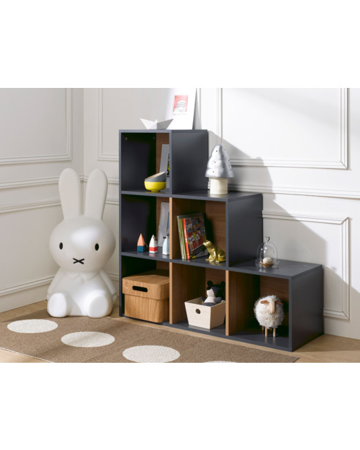 Cube de rangement escalier 6 cases