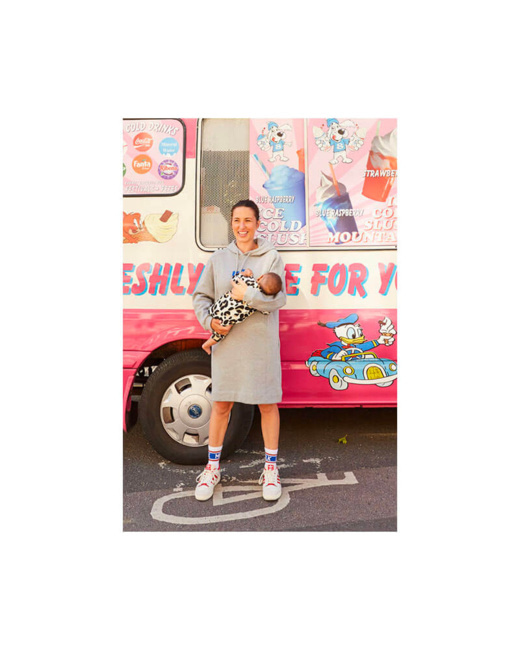 Robe sweat d'allaitement Milk