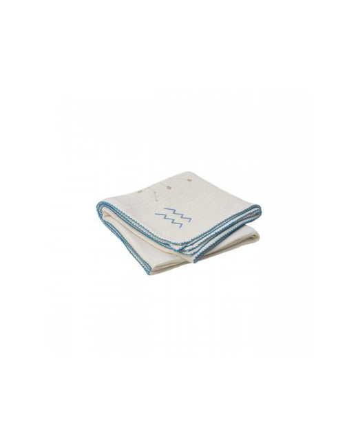 Couverture bébé zodiaque - Verseau
