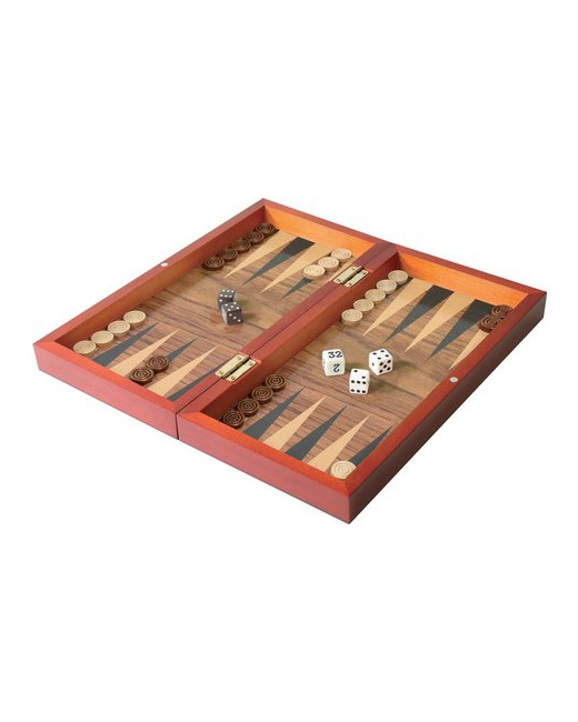 Mon jeu de backgammon pliable en bois