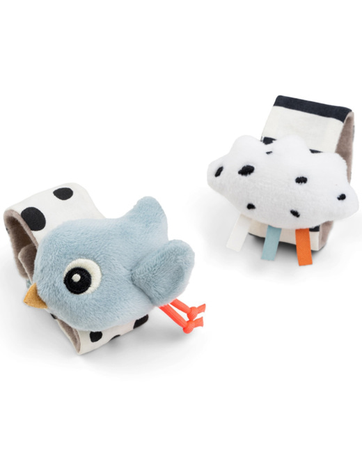 Bracelet hochet lot de 2 Happy clouds