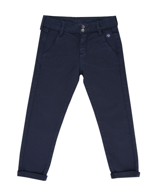 Pantalon taille élastique Kids - coton - Marine Deep