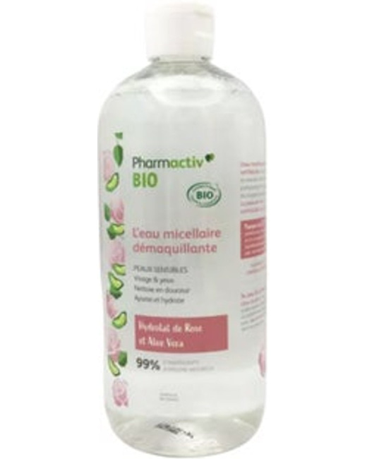 L'eau Micellaire Démaquillante Hydrolat de Rose et Aloe Vera