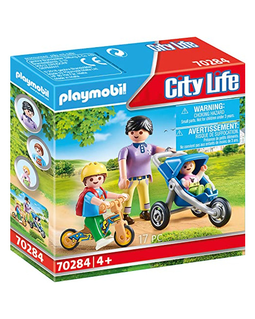 Playmobil City Life - Maman avec enfants