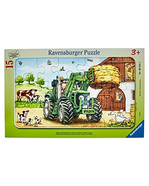 Puzzle - Tracteur à la ferme - 15 pièces