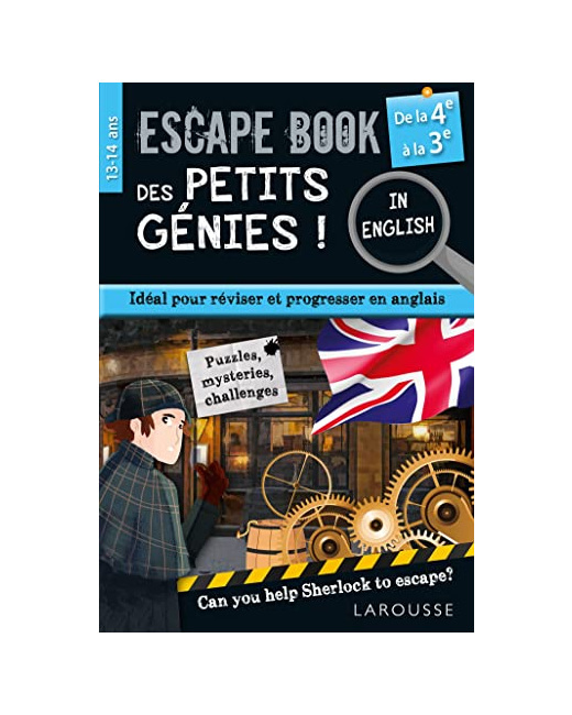 Escape book des petits génies in english de la 4e à la 3e