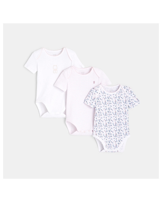 Body col us festonné (lot de 3)