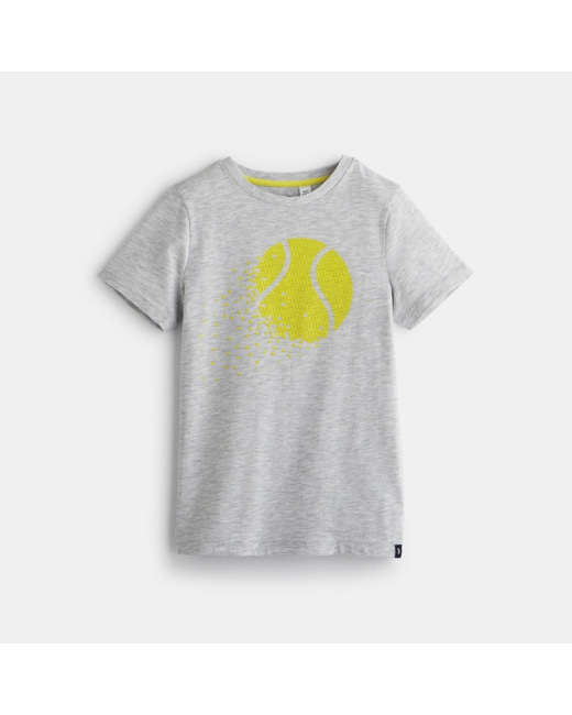 T-shirt à motif gris garçon