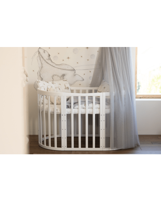 Berceau Évolutif Ovale 7 en 1 avec Matelas