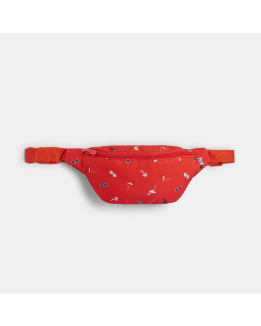 Sac-banane imprimé mixte orange