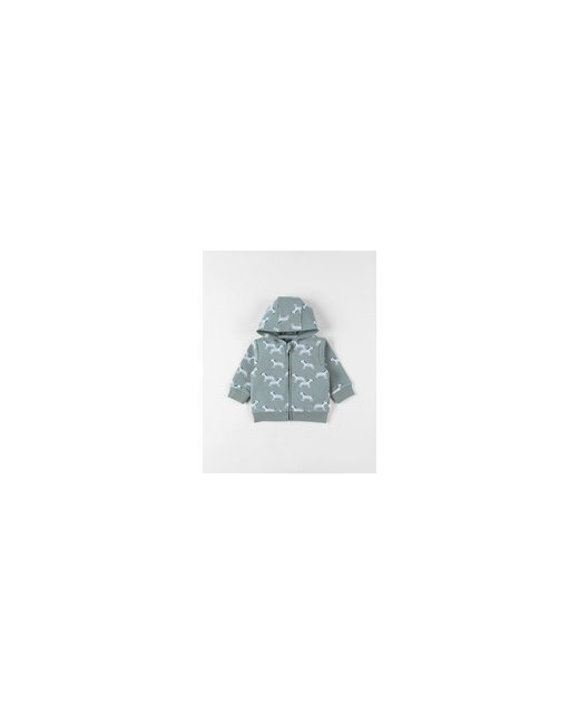 Sweat à capuche imprimés zèbres