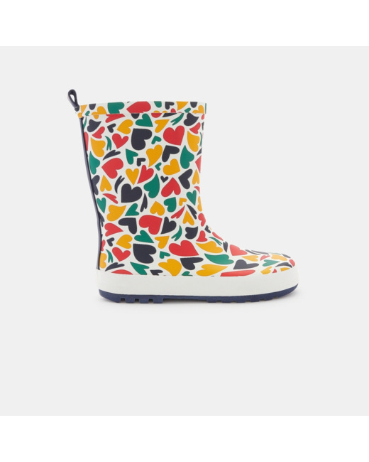 Bottes de pluie cœurs fille