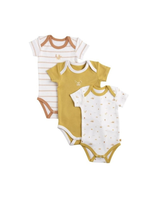 Lot de 3 bodies manches courtes Sunlight