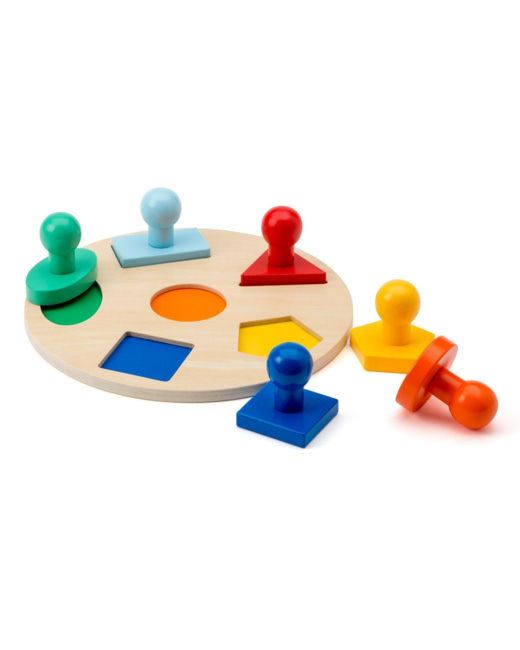 Jeu de formes géométriques et couleurs