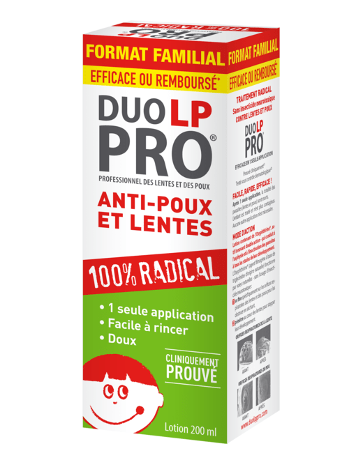 Lotion anti-poux et lentes Duo Lp Pro