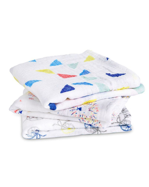 Lot de 3 langes Musy 70 x 70 cm