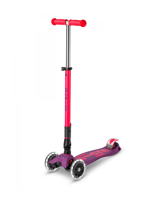 Trottinette Maxi Micro Deluxe pliable Néon LED