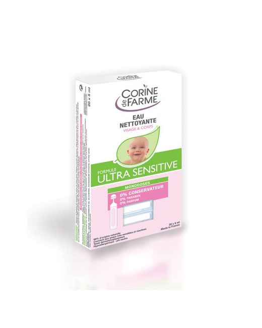 Eau nettoyante bébé Ultra sensitive Visage et Corps