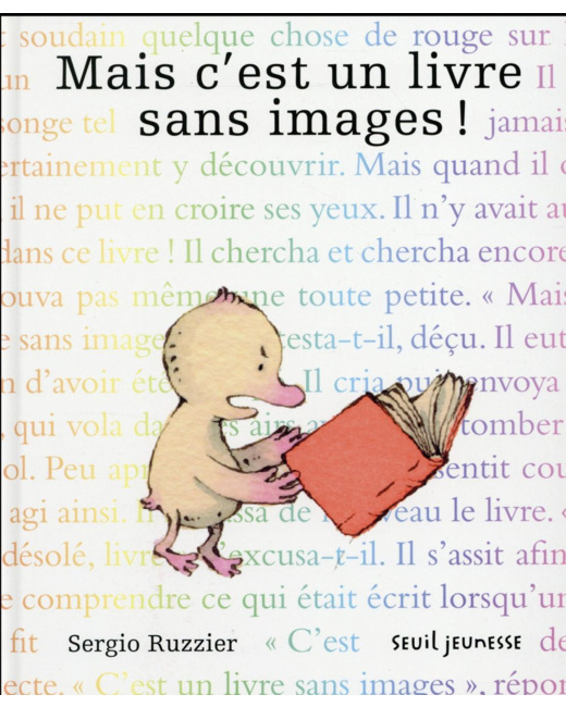 Livre enfant Mais c'est un livre sans images !
