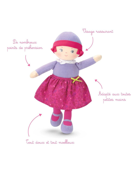 Doudou Lili Coeur de Grenadine COROLLE Comparateur Avis Prix