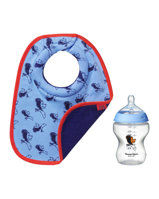 Coffret Cadeau Bavoir Et Biberon Édition Limitée