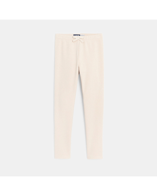 Leggings en jersey milano beige fille