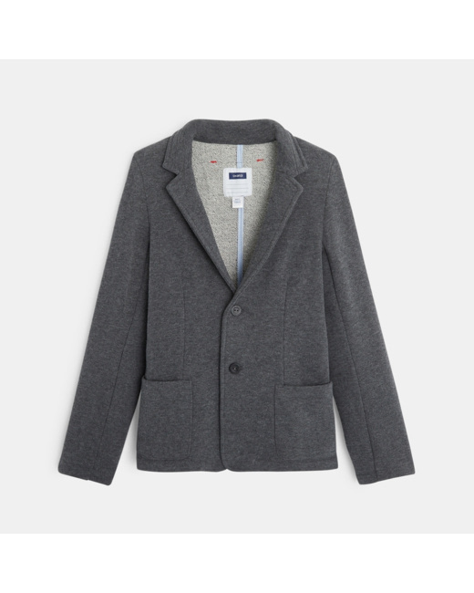 Veste de tailleur en jersey gris garçon