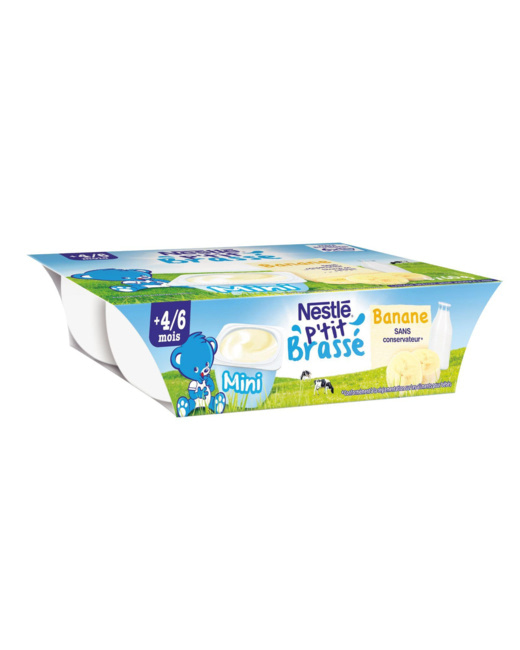 Mini Brassé Banane P'tit Brassé (6x60g)