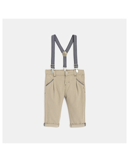 Pantalon chino à bretelles