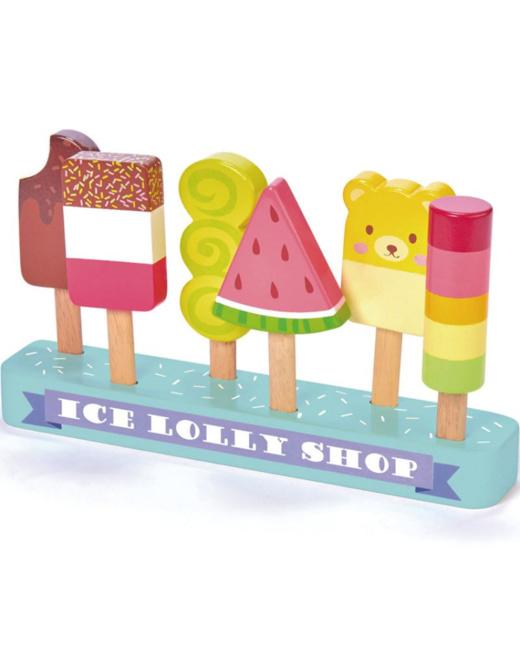 Glaces factices en bois Boutique sucette glacée