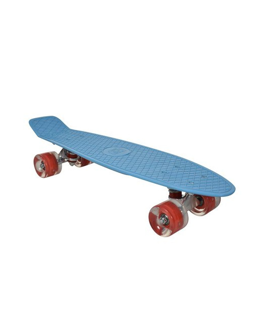 Skate vintage 22,5" avec roues lumineuses