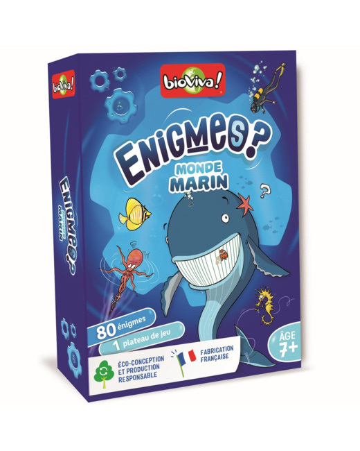 Jeu éducatif Enigmes - Monde marin