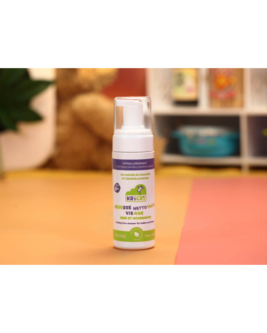Mousse nettoyant visage bébé 150ml