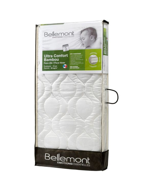 Matelas Bébé ultra confort bambou climatisé
