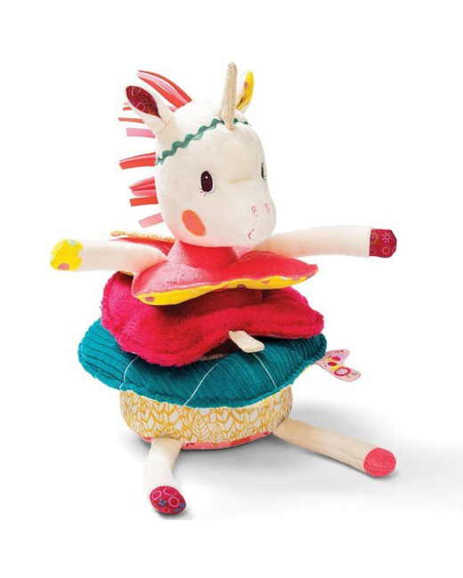 Peluche pyramide : Louise licorne