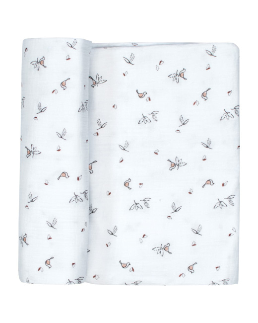 Maxi lange en gaze de coton, Melody