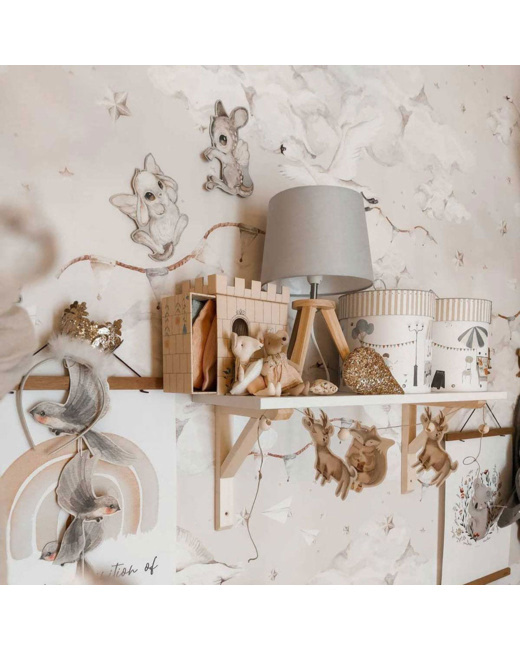 Papier peint enfants Au pays des cignes