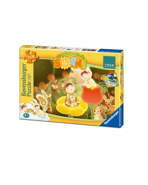 Puzzle - A spas avec Nino et Nina - Thun - 2x20 pièces