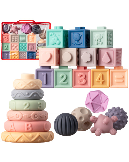 Malette de jouets sensoriels pour bébé