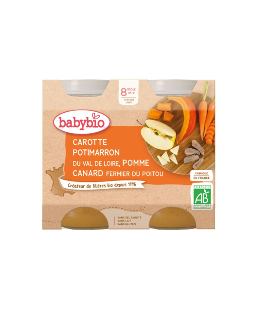 Carotte Potimarron Pomme d'Aquitaine & Canard fermier du Poitou