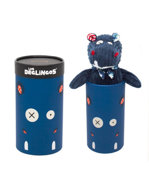 Peluche grand simply Hippipos l'hippo en boîte