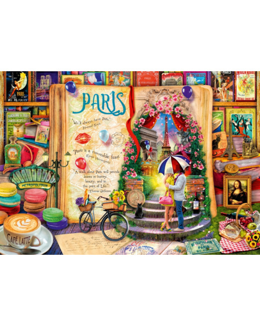 Puzzle Life is an Open Book Paris