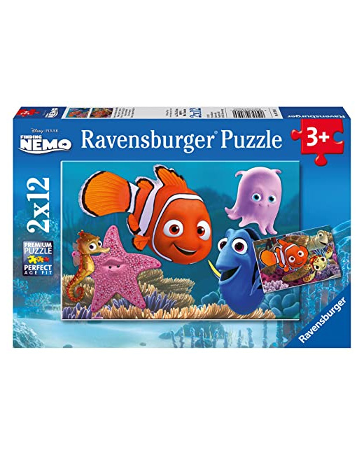 Puzzle - Le monde de Nemo - 2x12 pièces