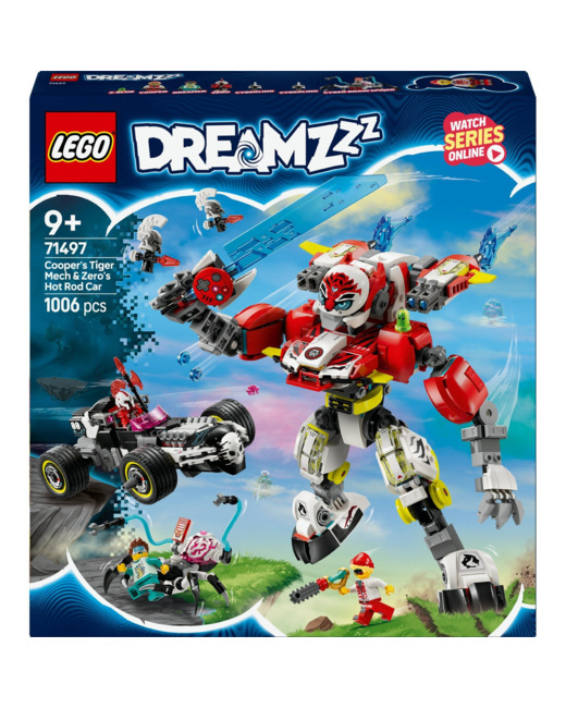 Robot-tigre de Cooper et Bolide de Zero DreamZzz